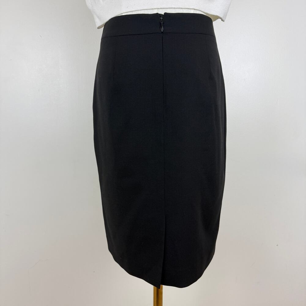 Brooks Brothers Loro Piana A-Line Skirt Sz 2P Wool Silk Quiet Luxury - Picture 2 of 8